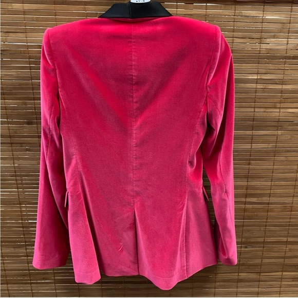 Alice + Olivia Fuchsia Pink Velvet blazer - Picture 6 of 10